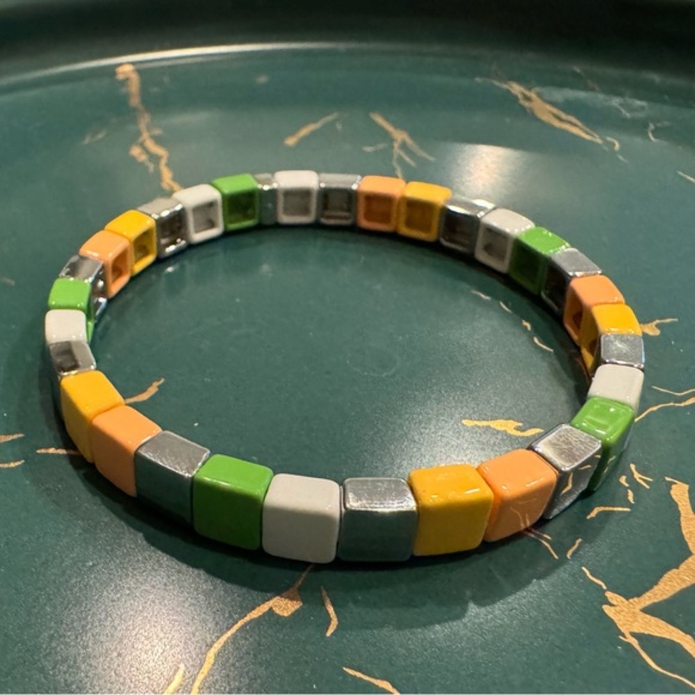 Roxanne Assoulin - Rainbow Brite Bit X Bit Colorful Stretch Bracelet